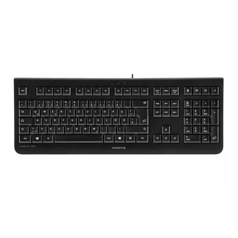 CHERRY KC 1000 klaviatuur Universaalne USB QWERTY Itaalia Must
