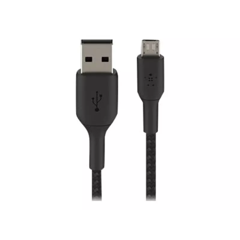USB-kaabel Belkin CAB007bt1MBK 1m USB A Micro-USB A Must