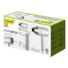 Föön Maestro MR-213 2100 W kokkuklapitava käepidemega, 2 kiirust, jaheda õhu funktsioon, kahekordne koondaja, hõbedane