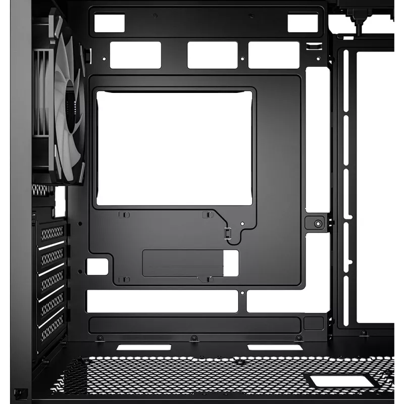Sharkoon MK4W RGB Strip Micro Tower Must