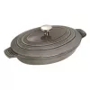 Ovaalne ahjuvorm kaanega Staub - Graphite
