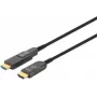 Manhattan HDMI - Micro HDMI, survetuletatud kaabel, 4K@60Hz (Premium High Speed), 100 m, aktiivne, eemaldatav HDMI isane (tüüp A), isane-isane, must, kullatud kontaktid, eluaegne garantii