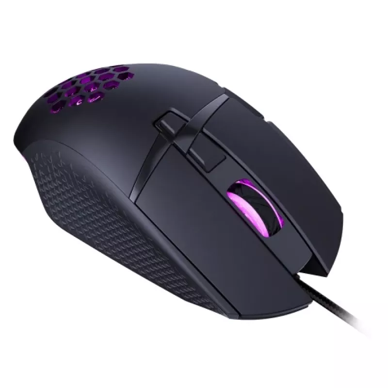 Lumi Legend WM03G-16 juhtmega hiir, USB Type-A, optiline, 7200 DPI, must