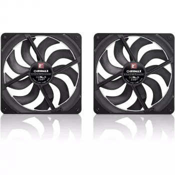 Noctua NF-A14x25 G2 PWM Sx2-PP chromax.Must 140mm Dual Fan Set