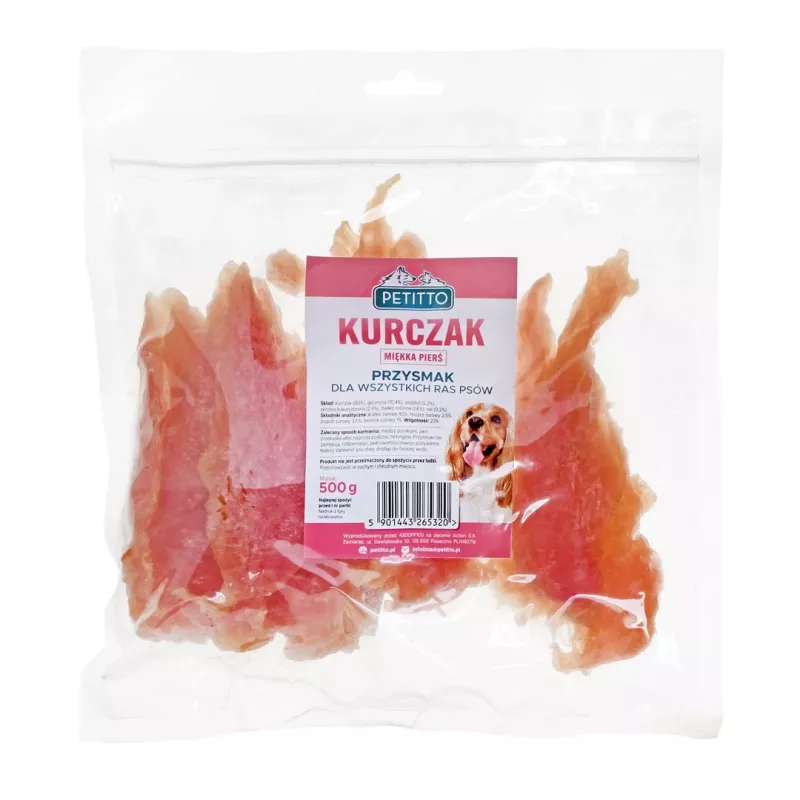 PETITTO Soft chicken breasts - koerte maius - 500 g