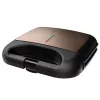 Sandwich toaster Must & Decker BXSA753E — 2-sandwich, 750 W, mittenakkuvad plaadid, 215×125 mm küpsetuspind, kompaktne roostevaba teras