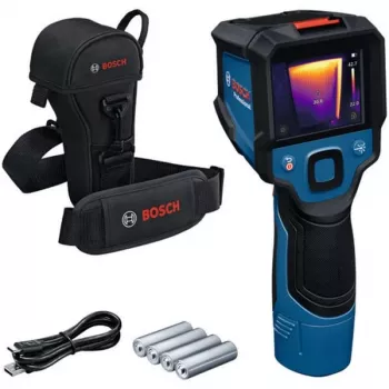 juhtmeta termokaamera GTC 12V-450-13 Professional, termodetektor Sinine/must, ilma aku ja laadijata, tööriistakotis