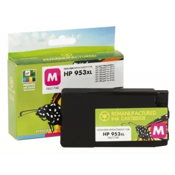 Ühilduv Static Control HP 953XL (F6U17AE) tindikassett, magenta (uus kiip)