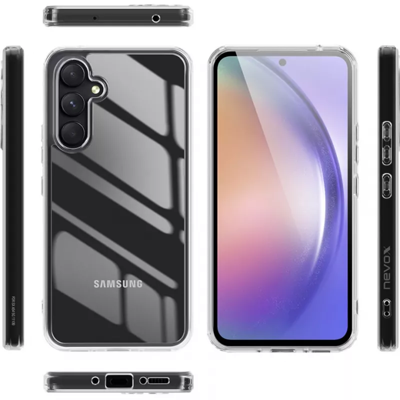Nevox StyleShell SHOCKFlex - Samsung Galaxy A56 5G läbipaistev
