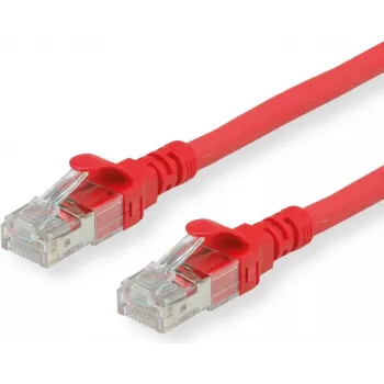 Roline - patch-kaabel - RJ-45 (M) to RJ-45 (M) - 1.5 m - SFTP, PiMF - CAT 6 - Halogen-Free, Moulded, Stranded - Punane