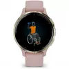 Garmin Venu 3S 3.05 cm (1.2) AMOLED 41 mm Digitaalne 390 x 390 pikslit Puuteekraan Kuldne, Roosa Wi-Fi GPS (satelliit)