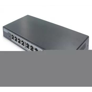 Digitus 8-pordine Gigabit PoE võrgulüliti, lauaarvuti, L2 hallatav, 2 üleslingiporti, SFP, 86 W, af/at