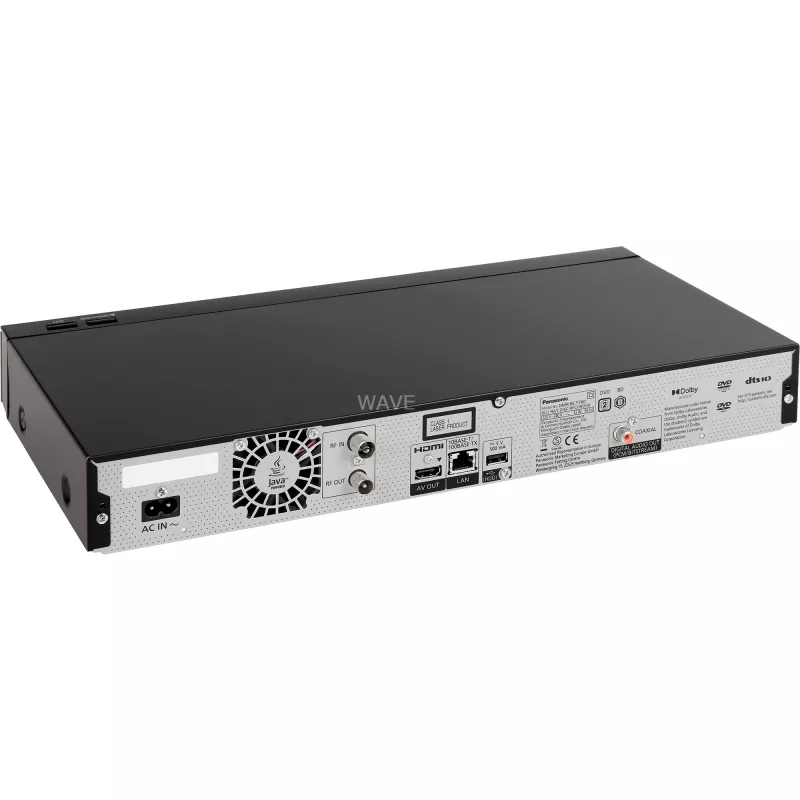 Panasonic DMR-BCT760 - 3D Blu-ray salvestaja TV-tuuneri ja HDD-ga - ülesskaleerimine - Ethernet, Wi-Fi (DMR-BCT760AG)