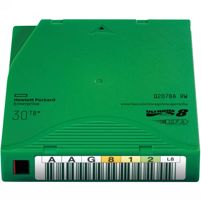 HPE LTO-8 Ultrium 30TB RW andmekassett