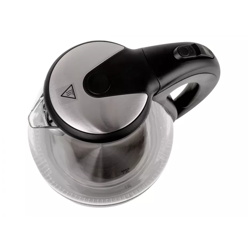 Veekeetja Adler AD 1224, standardne, 2000 W, 1,5 L, klaas, 360° pöördalus, must
