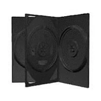 MediaRange 3-kohaline DVD-karp must - Mahutavus: 3 CD, 3 DVD - 50 pakk - Must (BOX15)