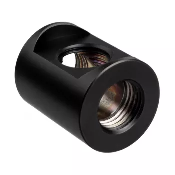 Liitmik EKWB EK-Quantum Torque Splitter 3F T — messing, must, kõrgus 28 mm