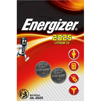 Energizer CR2025 - liitiumioon (Li-Ion) - nööpelement - 3 V - 2,5 mm - 20 mm - 2,5 g (637988)