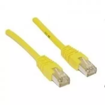 Wentronic Goobay CAT 5e patch-kaabel, F/UTP, kollane, 0,25 m - CCA vase segu (68617)