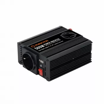 Toiteinverter MANTA MPI500M 500W pidev / 1000W tipp DC-AC
