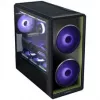 Lian Li LANCOOL 217 INF PC-korpuse komplekt + 3x UNI FAN SL-INF 120 Reverse Blade ventilaator - must
