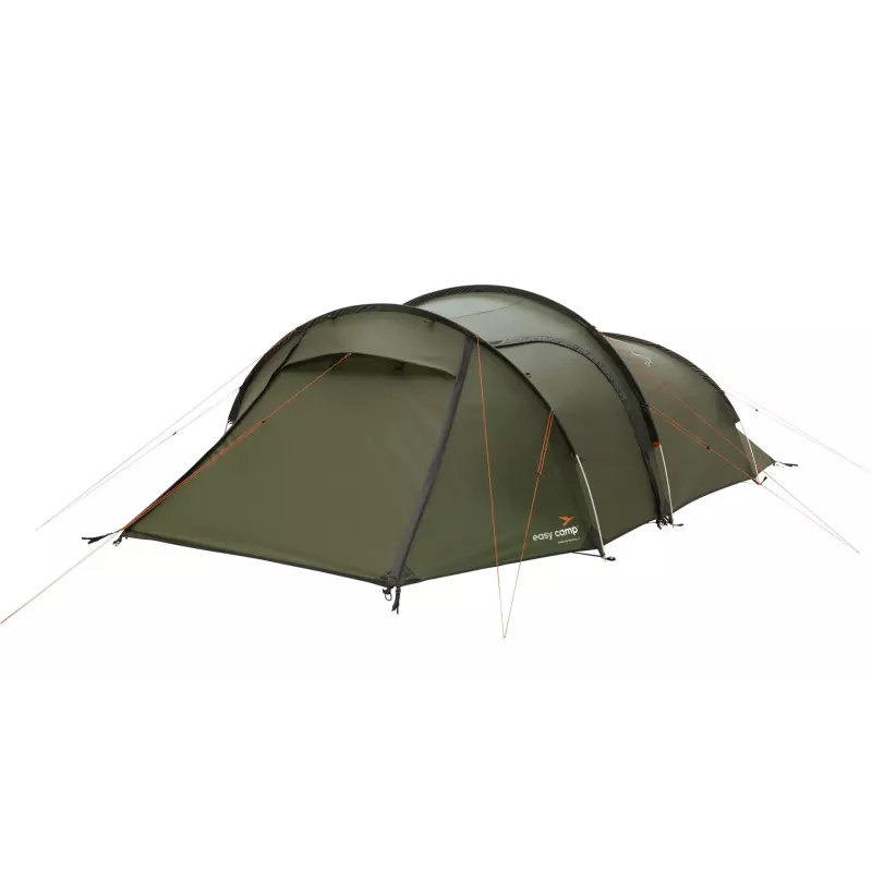 Tunnel telk easy camp Pasvik 4 — 4-kohaline, kõva raam, 3 m veekindel väliskile, alumiiniumpostid, tumeroheline, 2350×4050×1200 mm