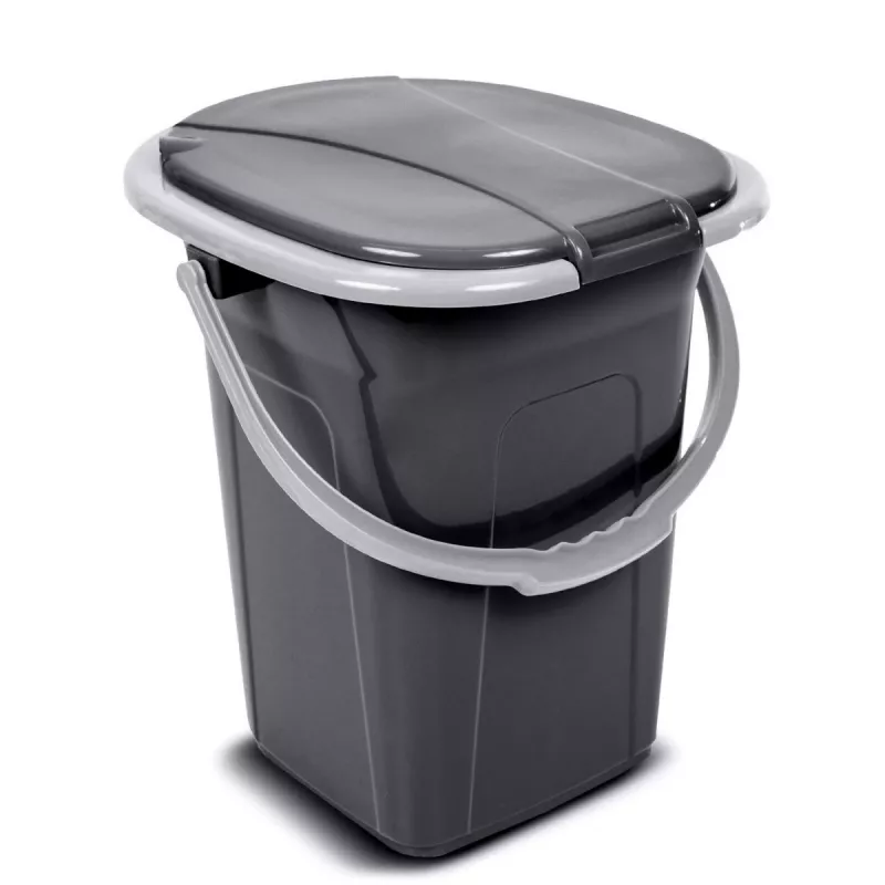 Portable toilet bucket GreenBlue GB320AG — lightweight Tourist model, compact portable waste container