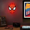 Lauavalgusti Paladone Spiderman Mask Light — Ämblikmehe maski kujundusega temaatiline LED-lamp, USB-toitega, kompaktne voodilamp