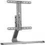 HAGOR HA - alus - LCD-ekraanile - hõbedane - ekraani suurus: 81-140 cm (32-55) - kinnitusliides: kuni 400 x 400 mm - lauakinnitus (8700)