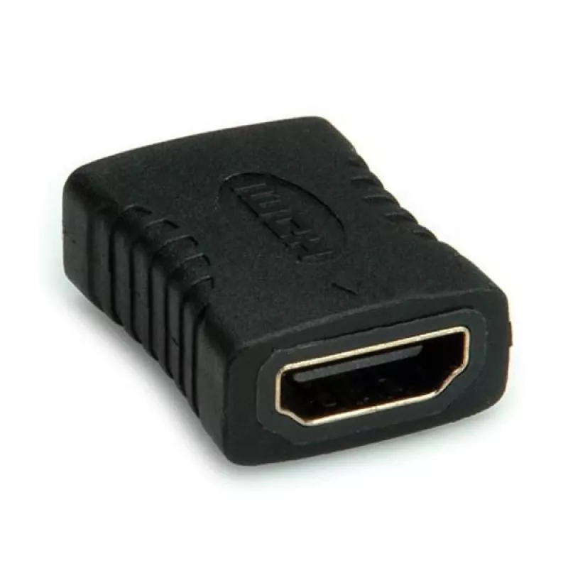 ROLINE - Buchse-/Steckerwandler für Video/Audio - HDMI - HDMI, 19-polig (W) - HDMI, 19-polig (W) - Schwarz (12.03.3151)