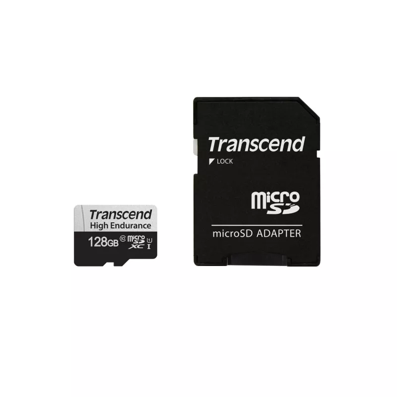 Flash Memory Transcend 128GB MicroSDXC UHS-I 350V