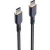 AUKEY CB-KCC101 Nailonkaabel USB C - USB C 1m