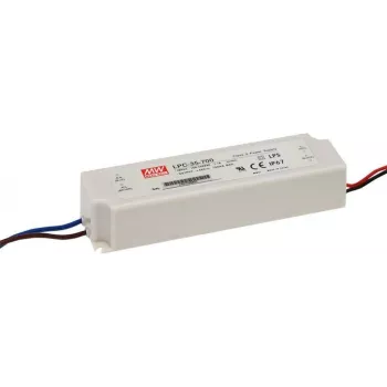 Toiteadapter MEAN WELL LPC-35-700 35W Siseruumidesse 110-230V Valge