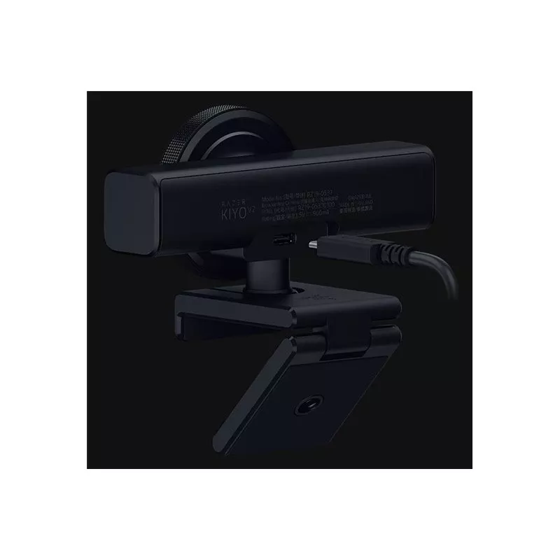 Razer | Veebikaamera | Kiyo V2 | MJPEG kuni 4K 30 FPS, 1080p 60 FPS, YUY2 kuni 4K 15 FPS, 1080p 60 FPS, NV12 kuni 4K 20 FPS, 1080p 60 FPS