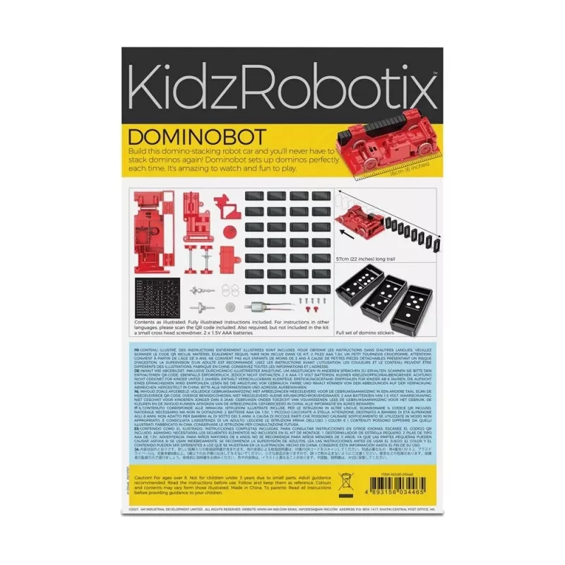 Hariduslik meelelahutusrobot 4M 4M-03446 vanusele 8+, patareitoitel, isetegemiskomplekt