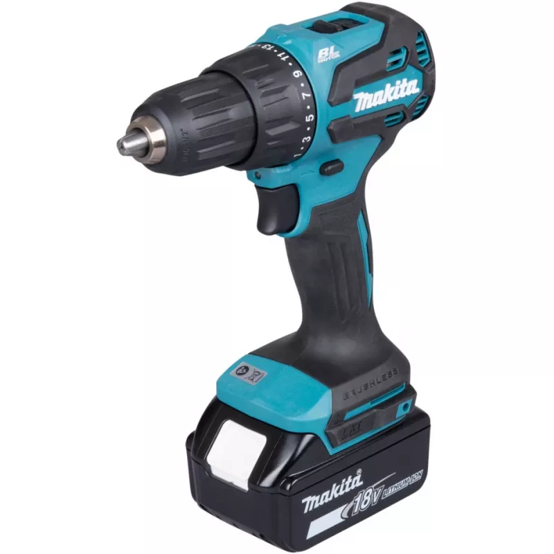 Juhtmeta löökpuur-keeraja DHP490Z, 18V (sinine/must, ilma aku ja laadijata)