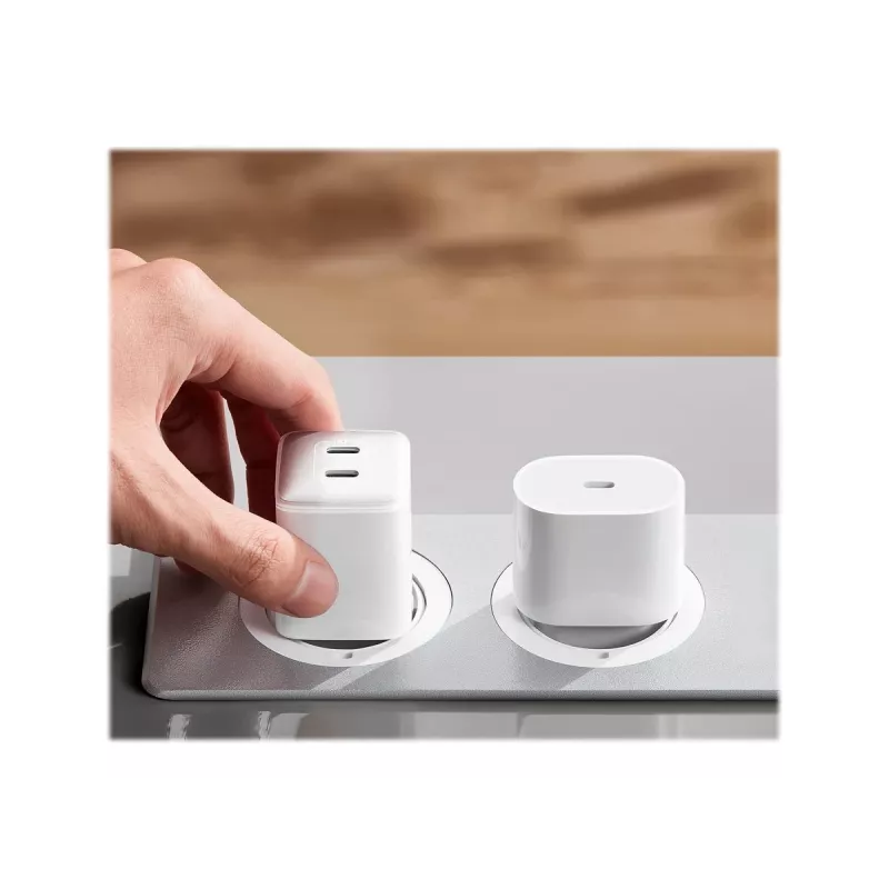 PowerPort III 40W 2xUSB -C Valge