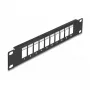 Tühipaneel DeLOCK 10 tolli Keystone Patch Panel 66676