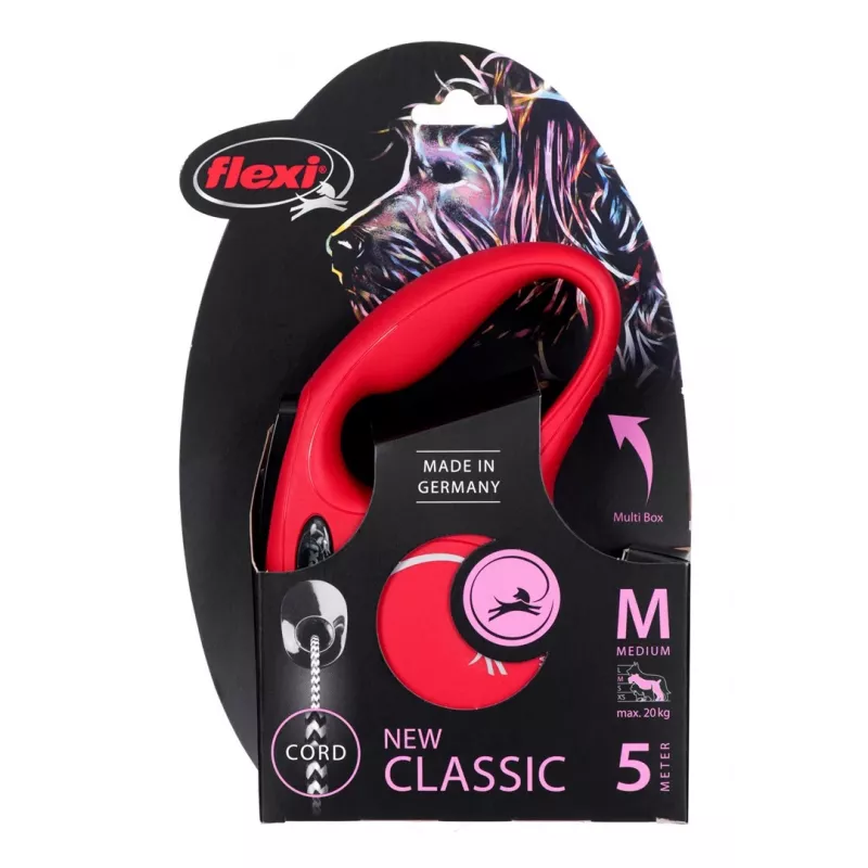 FLEXI uus Classic M - sissetõmmatav jalutusrihm - 5 m