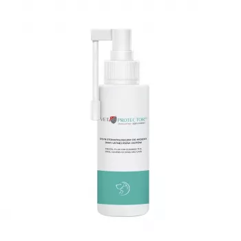 Suuhoolduslahus JM Sante Vet Protector Fresh 100 ml koertele ja kassidele, hambakivi ennetamine