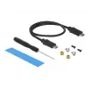 SSD-korpus DeLOCK väline USB USB-C kombokorpus M.2 NVMe PCIe või SATA SSD-le