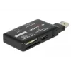DeLOCK SuperSpeed USB-kaardilugeja CF SD Micro SD MS M2 xD 5 Gbps