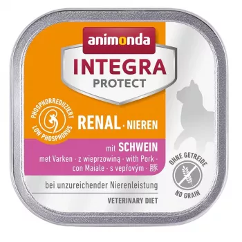 Märg kassitoit animonda Integra Protect Mature Pork Grain Free 100 g — neerude toetus, täiskasvanud