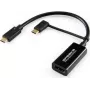 SpeaKa Professional SP-9015340 Videokaabli adapter 0,15 m USB USB-C HDMI Must (SP-9015340)