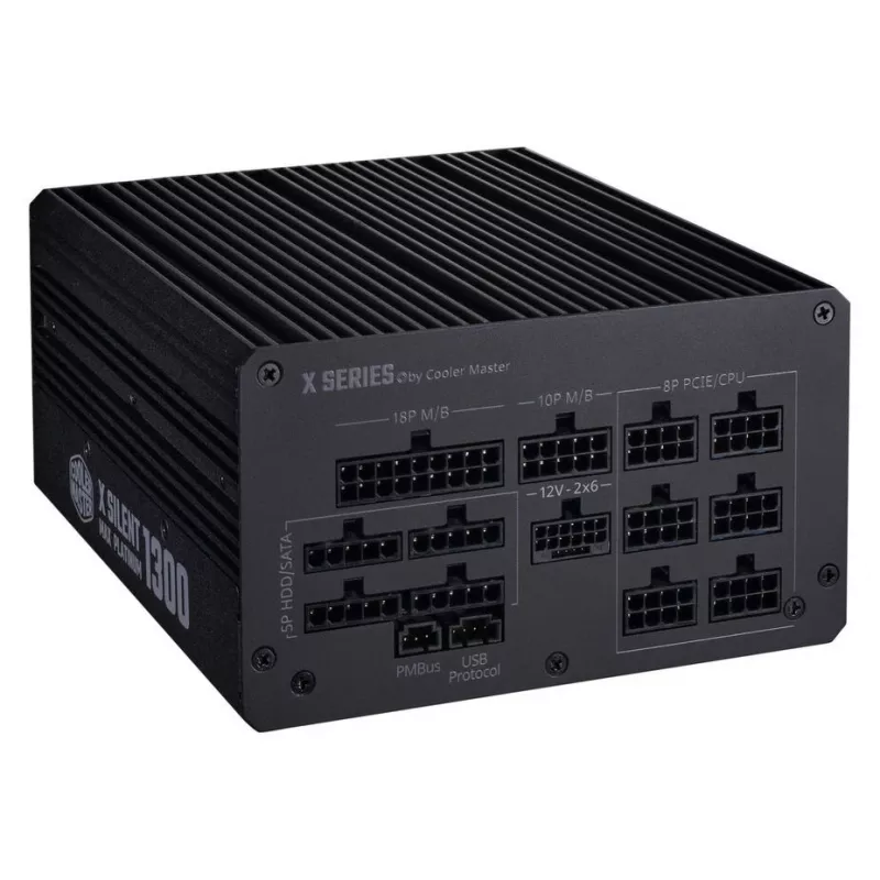 Toiteplokk Cooler Master X Silent MAX Platinum 1300W – ATX toiteplokk, 1300W väljund, Platinum efektiivsus