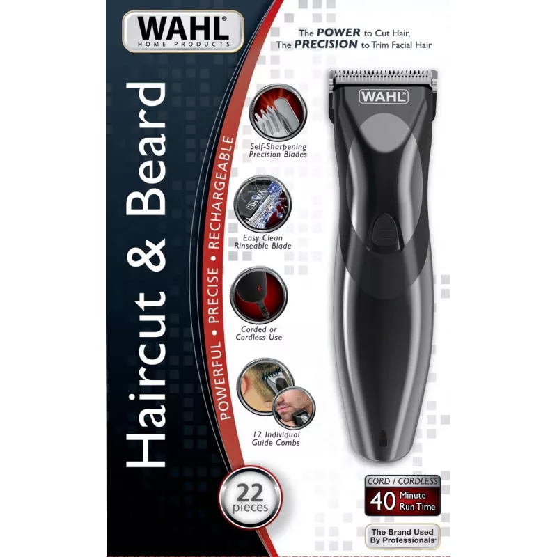 Wahl 9639-816 juuksetrimmer/lõikur must