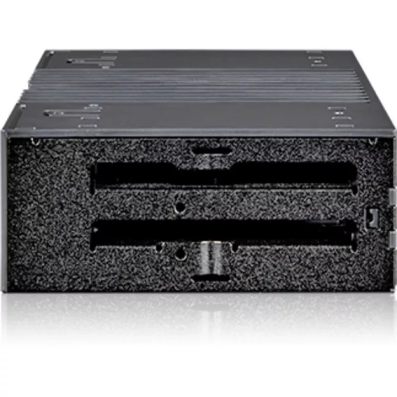 ICY DOCK - MB024SP-B - flexiDOCK Trägerloser 4x 2,5 SAS/SATA SSD/HDD Wechselrahmen für den 5,25 Schacht