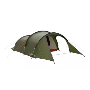 Tunnel telk easy camp Pasvik 4 — 4-kohaline, kõva raam, 3 m veekindel väliskile, alumiiniumpostid, tumeroheline, 2350×4050×1200 mm