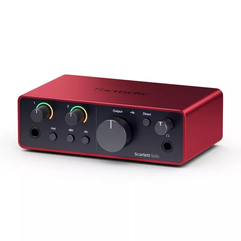 Focusrite Scarlett Solo 4th Gen - 2-kanaliline heliliides