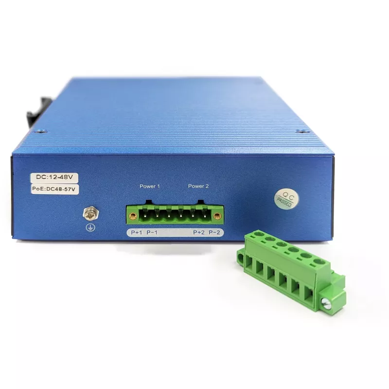 DIGITUS Industrial L2 Managed Gigabit Ethernet Switch 16x RJ-45 + 2x SFP, 12–48V DC, 8000 MAC